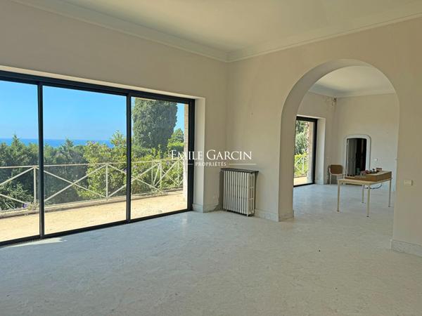 A vendre, Côte d'Azur Menton, Propriété de charme, vue mer