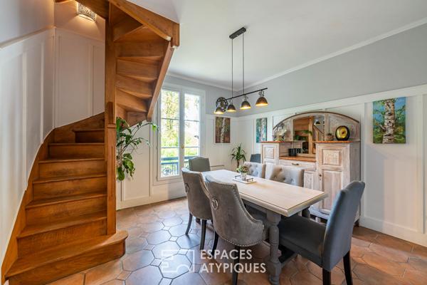 Appartement au coeur d’un ancien moulin rénové et dans un parc arboré.