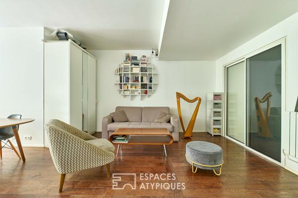 Ancienne imprimerie transformée en loft