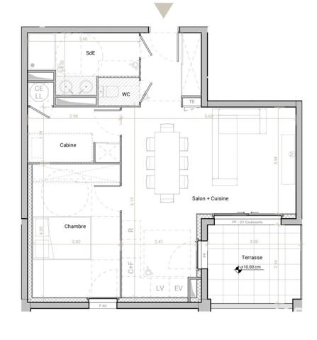 Appartement à vendre 2 pièces 55 m² Font-Romeu-Odeillo-Via