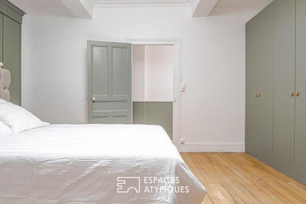 Appartement de caractère rénové avec parking en coeur de ville