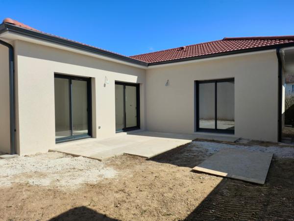 A VENDRE MAISON NEUVE DE 89M² SUE 280M² DE TERRAIN