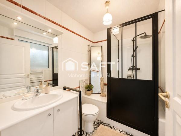 T3 73 m², vue mer, terrasses 50 m², parking