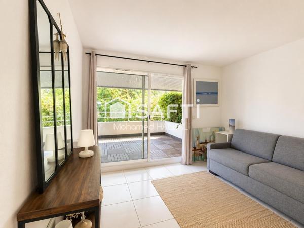 T3 73 m², vue mer, terrasses 50 m², parking
