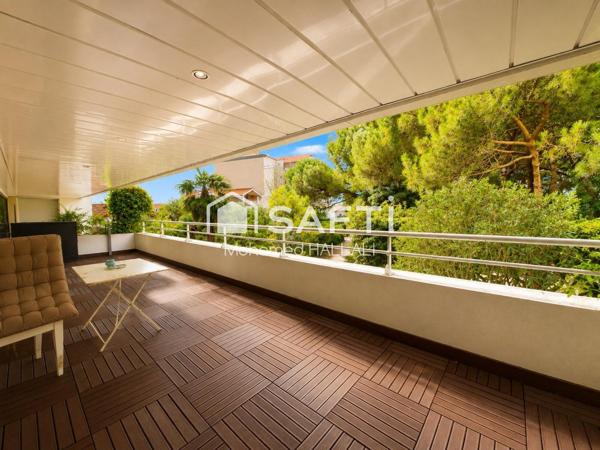 T3 73 m², vue mer, terrasses 50 m², parking