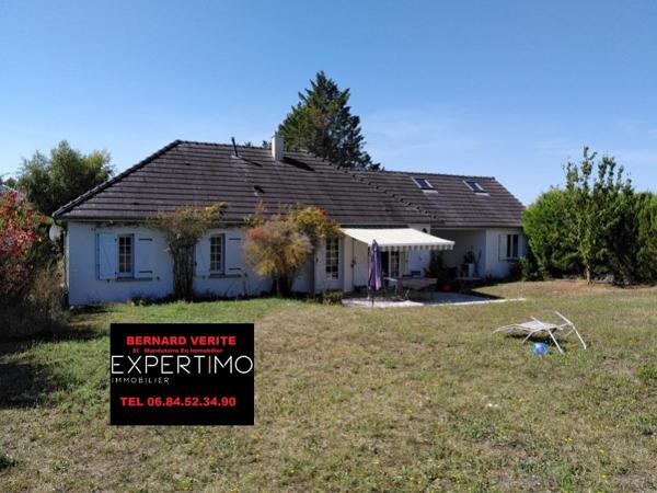 Saint-Just (18340) Maison de Plain-Pied 6 pièces avec 4/5 Chambres sur parcelle de 1000m2 à 10min de Bourges Est