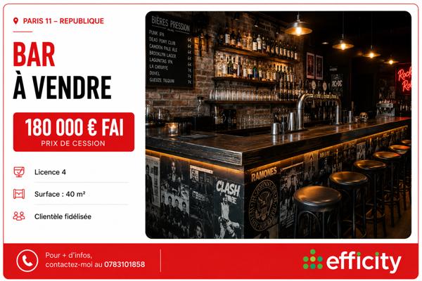 Fonds De Commerce
        
        - 40 m² 180 000 € *