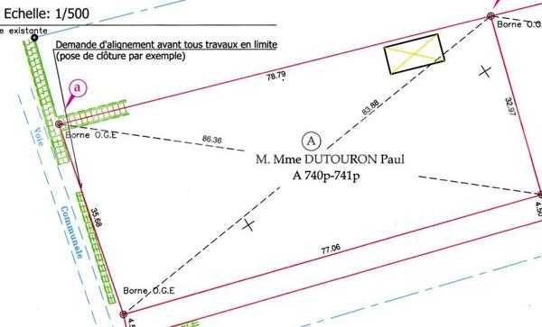 TERRAIN CONSTRUCTIBLE AVEC VUE