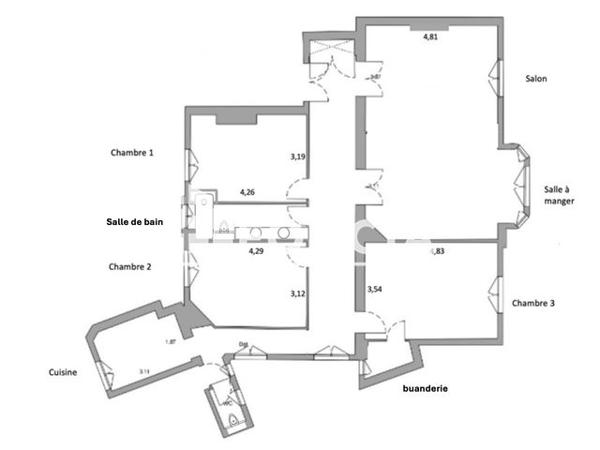 À vendre Appartement 5 pièces 125 m² - Paris 75018