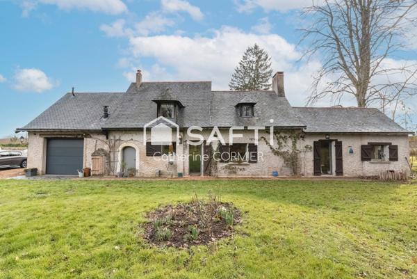 Maison avec vie de plain pied avec parc arboré et piscine chauffée