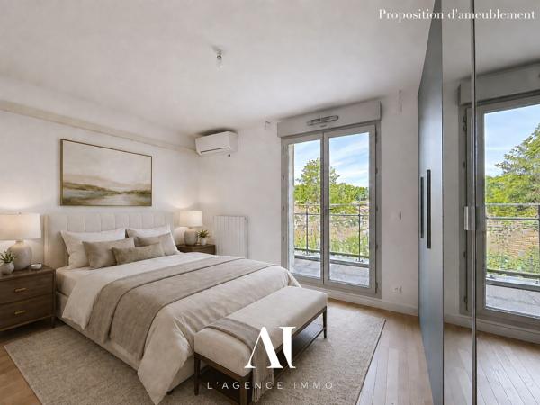 Appartement T3 en dernier étage avec une grande terrasse filante de 19 m2 , climatisation, parking souterrain, cave et vue dégagée, 01210 FERNEY-VOLTAIRE