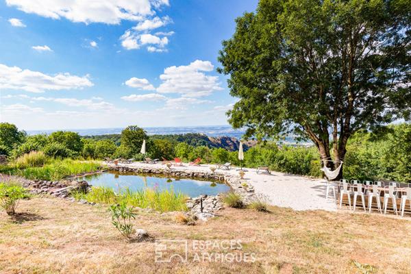 Domaine avec vue panoramique au coeur de la Montagne Noire