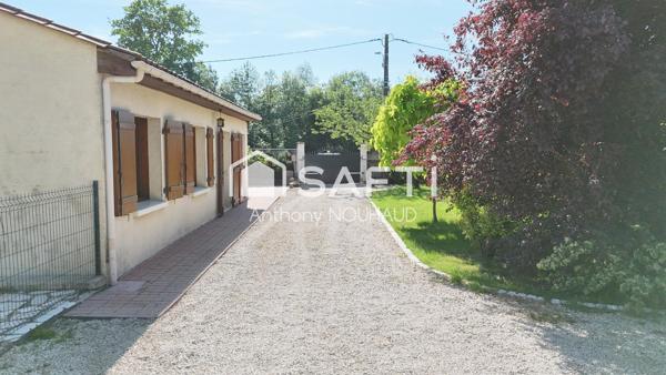 Maison plain-pied, 4ch, Séjour, Garage, Piscine