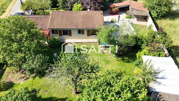 Maison plain-pied, 4ch, Séjour, Garage, Piscine