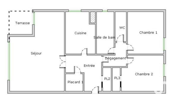 Appartement à vendre 