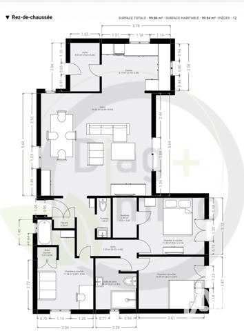 Maison à vendre 4 pièces 100 m² Lorgues