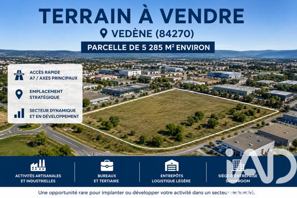 Terrain à vendre 5 285 m² Vedène