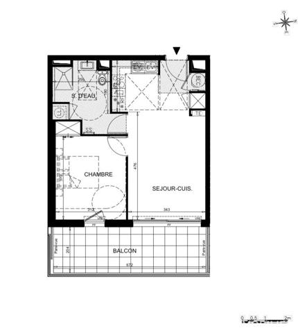 Appartement à vendre 2 pièces 44,59 m² Beausoleil