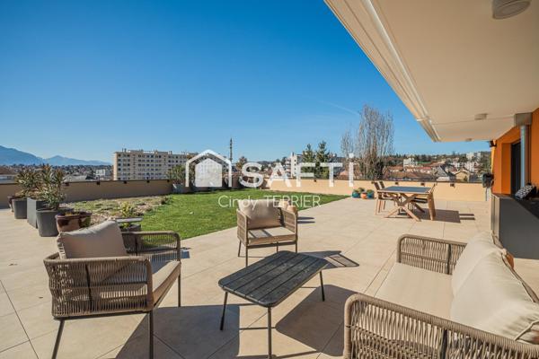 Appartement avec terrasse exceptionnelle – Centre Voiron