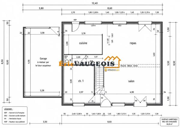 Vente                                                      Maison
                        
                     5 pièces                      101 m2                     à Coulommiers