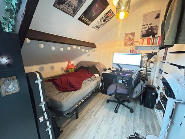 Un logement comprenant 2 chambres : 29.79 m2
