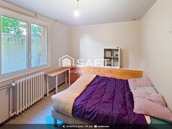 Maison de ville avec garage louée