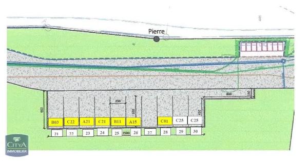 Parking à louer 12m²