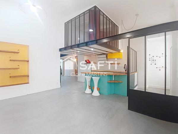 Aux portes de PARIS maison LOFT sans travaux avec parking privatif