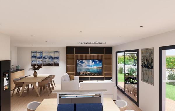 « L'Essentielle » Maison contemporaine de PLAIN-PIED de 125M², 5 pièces, 3 chambres PLAUDREN