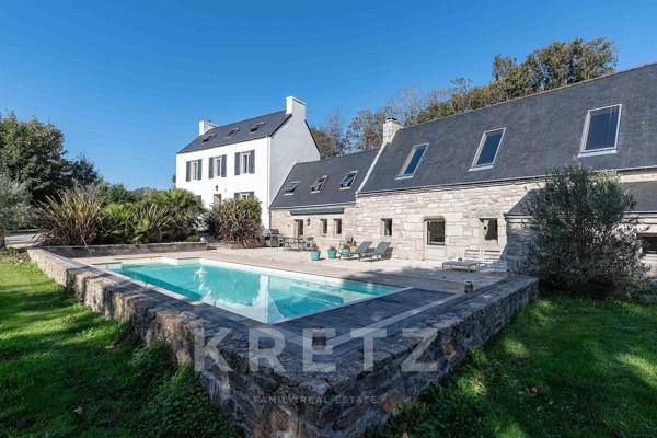 Propriété rénovée sur 4 hectares avec piscine