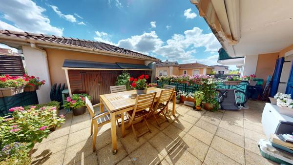 Appartement Villeneuve La Garenne 3 pièces 61 m2 avec belle terrasse de 30m²