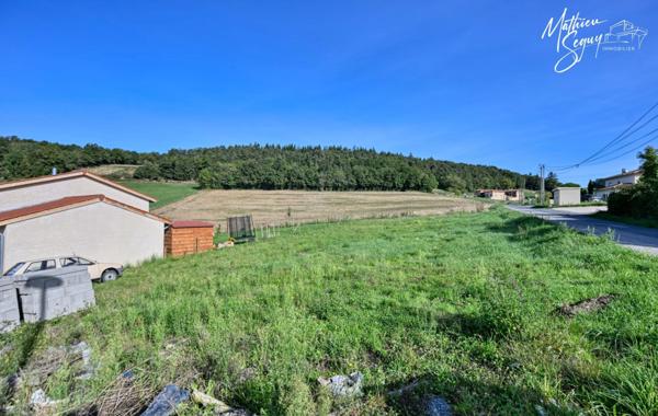 POMEYS, Agréable terrain constructible orienté sud au cœur du village