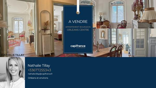 Orleans centre, Appartement bourgeois à vendre 5 pièces ,
