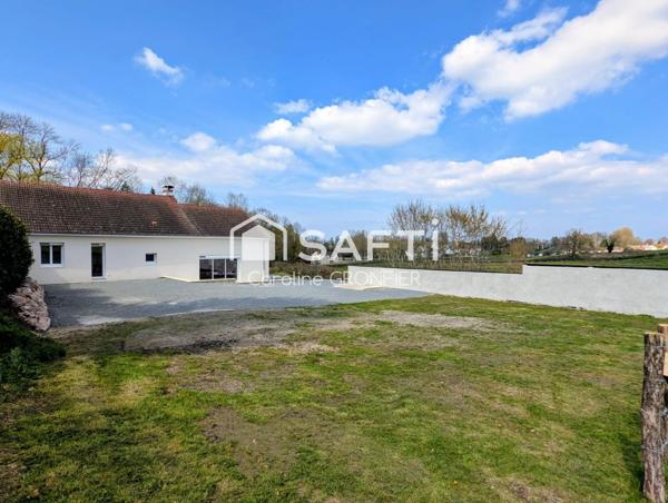 Maison rénovée avec petit étang - Génelard