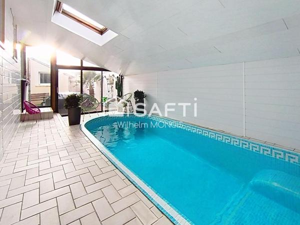 Maison rare avec piscine intérieure + dépendance
