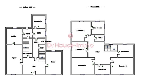 Maison à vendre 7 pièces de 205 m²