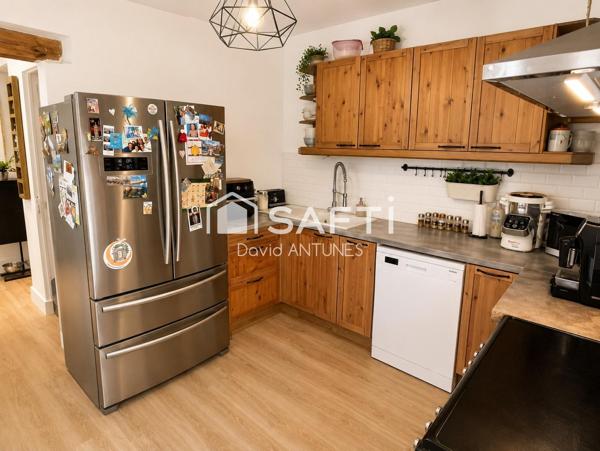 Maison 106 m2 -  Terrain 363 m2 - 3 chambres-  Limetz-villez-78270