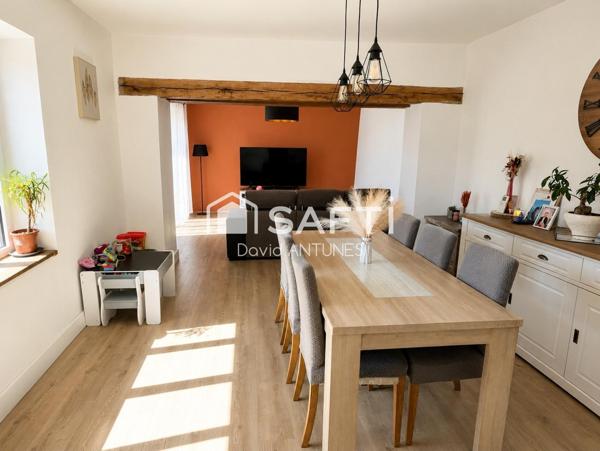 Maison 106 m2 -  Terrain 363 m2 - 3 chambres-  Limetz-villez-78270