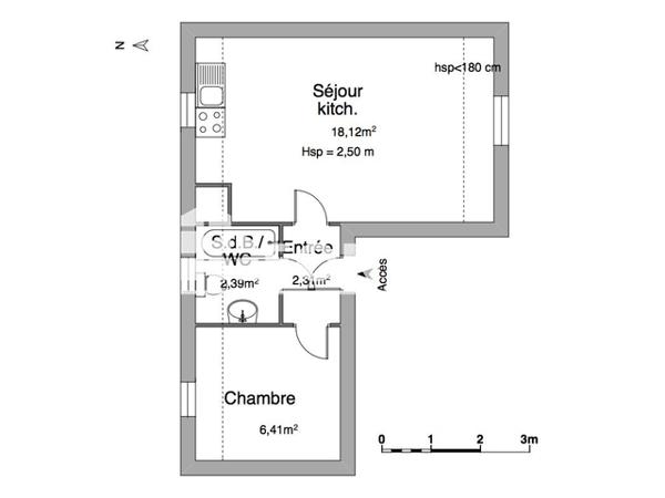 Location Appartement 2 pièces 29.23 m² - 5 RUE DE L'EGLISE Plougastel-daoulas 29470