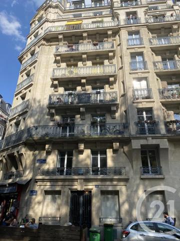 Appartement F2 à vendre  2 pièces - 41,62 m2 PARIS - 75018