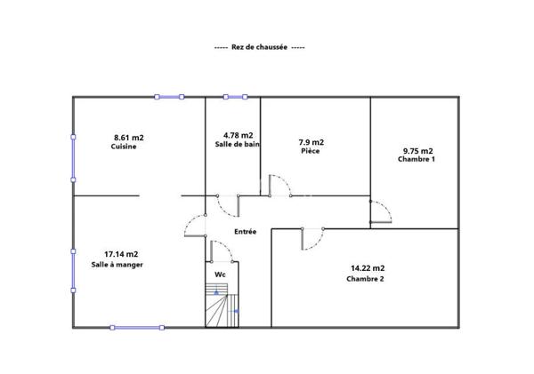 Maison alsacienne 100 m² hab. (135m2 surface totale) Valff