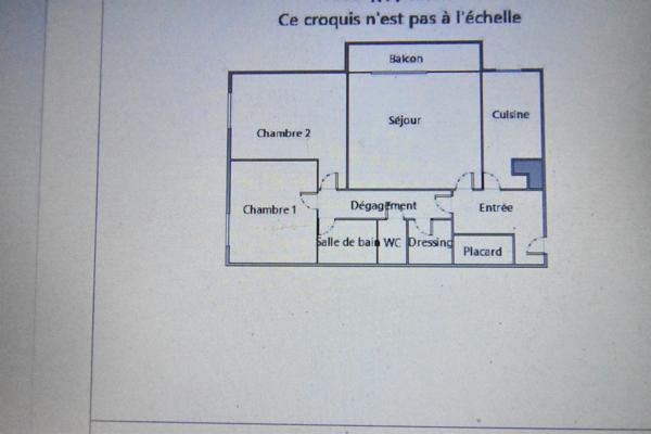 Appartement à vendre 3 pièces 66m² à RIS ORANGIS (91) - cave - place de parking privative.