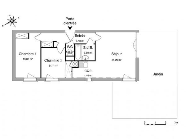 Location Appartement 3 pièces 60.07 m² - 60 BOULEVARD PINEL Lyon 69003