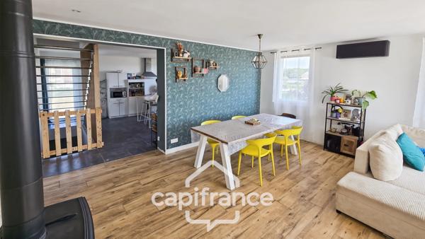 Maison à vendre de 117 m² avec appartement T1 sur terrain de 1964 m² à EPERVANS (71)