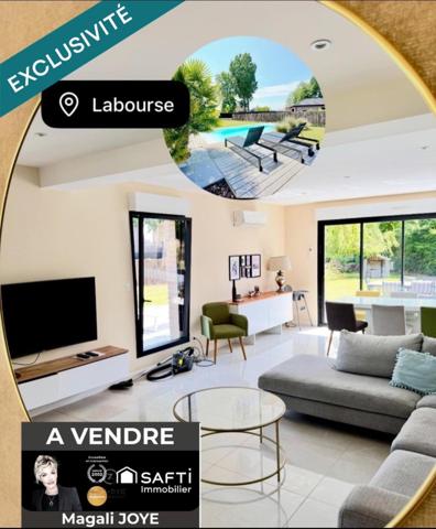Maison de style cubique avec piscine - hors lotissement!