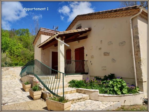 Lectoure, aux portes du village, ensemble immobilier de 324 m² habitables, répartis sur deux niveaux sur parcelle de plus de 5000 m². Idéal pour un investissement locatif !