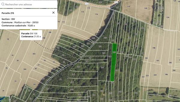 TERRAINS AGRICOLES - MOELAN SUR MER