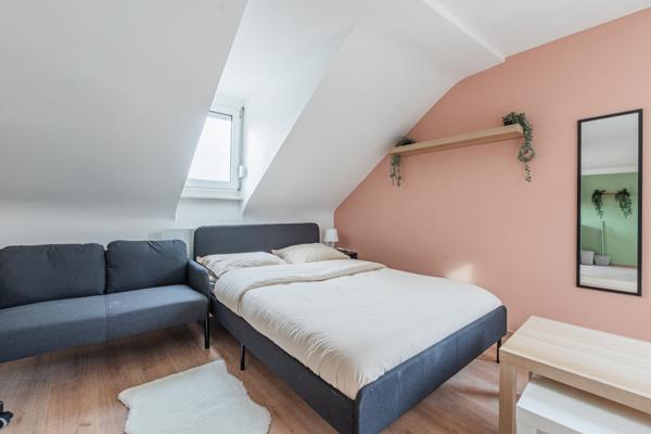 Strasbourg (67100) Beau studio meublé climatisé de 32 m² au Neudorf - Loyer possible 8400€ / an