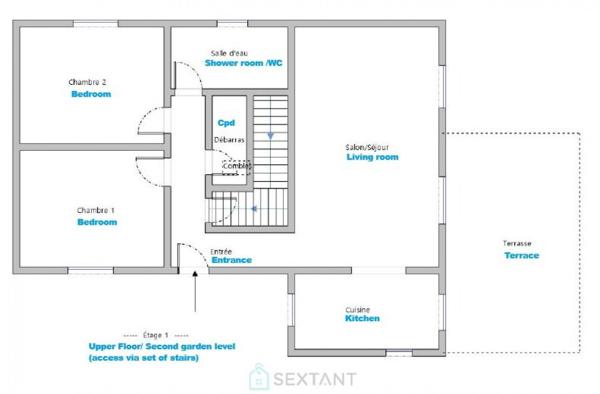VILLA 4F, 93M² HAB, 3 CH, GITE EN RDC, GARAGE, JARDIN, TERRASSES, BELLE VUE IMPRENABLE