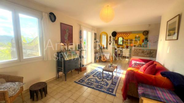 VILLA 4F, 93M² HAB, 3 CH, GITE EN RDC, GARAGE, JARDIN, TERRASSES, BELLE VUE IMPRENABLE